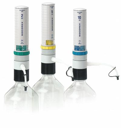 WHEATON Bottle Top Dispenser: 2 mL Volume Capacity - mL, 0.25 mL – 2 mL, +/-1.8% Accuracy - Bottle Top Dispensers