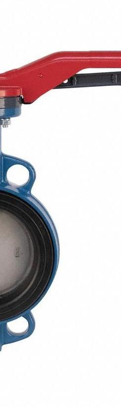 GHIBSON Butterfly Valve: 12 in Pipe Size, Concentric, 250 psi Max. Pressure (CWP), Wafer, FKM, N500S (MPN 530S-12). Key specifications — Brand: GHIBSON; Handle Type: Bare Stem; Disc Material: Stainless Steel.