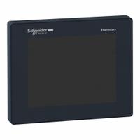 SCHNEIDER ELECTRIC HMI Controller Panel: TFT Color LCD, 5.7 in Display Screen Size, 24V DC (MPN HMISCU8A5). Key specifications — Supply Voltage Rating: 24V DC.