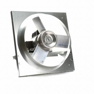 Dayton Exhaust Fan: Direct Drive, 16 in Blade, 1/4 hp, 2,883 cfm, 115/230V AC - Standard Direct-Drive Panel Exhaust Fans