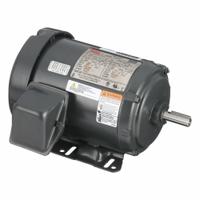 DAYTON General Purpose Motor: Rigid Base Mount, Totally Enclosed Fan Cooled, 1 hp, 208-230/460V AC (MPN 48ZJ84). Key specifications — Brand: DAYTON; Nameplate Voltage @ 60 Hz: 208-230/460V AC; Full Load Current @ 60 Hz: 3.9/1.9 A; Nameplate RPM @ 60 Hz: 1,755 RPM; Motor Enclosure: TEFC.