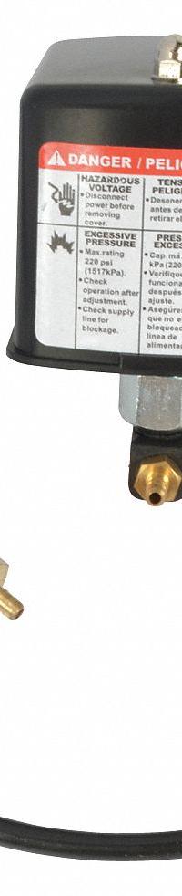 DAYTON Pressure Switch Kit: Mfr No PP2114SKII02G. Key specifications — Product Type: Pressure Switch; Compatible Manufacturer Model Number: 4HFA5; Manufacturer Part Number: PP2114SKII02G.