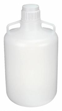 APPROVED VENDOR Carboy: 1 L Capacity - mL, Screw On Cap, White, 376.23 mm Overall Ht, 83 mm Body Dia (MPN 49H028). Key specifications — Body Color: White; Brand: APPROVED VENDOR; Closure Type: Screw On Cap; Includes Closure: Yes.