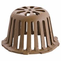 JAY R. SMITH MFG. CO Dome Strainer: 6 5/8 in Overall Dia, 4 in Overall Ht, Nickel Bronze, Flanged (MPN 1330CID). Key specifications — Connection Type: Flanged; Finish: Duco-Coated; Brand: JAY R. SMITH MFG. CO.