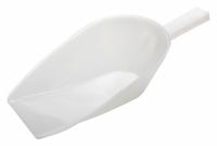 Scoop: Non-Sterile, HDPE, 750 mL Capacity - mL, 25 3/8 fl oz Capacity - oz, 34.93 cm Overall Lg (MPN 607175). Key specifications — Standards: FDA Grade Material; Color: White; Product Type: Scoop; Brand: APPROVED VENDOR.