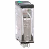 SCHNEIDER General Purpose Relay: Socket Mounted, 15 A Current Rating, 12V DC, SPDT, 5 Pins/Terminals (MPN 781XAXRM4L-12D). Key specifications — Brand: SCHNEIDER; Base Type: Square; Mounting Style: Socket; Electrical Connection: Faston Terminal; Manufacturer Part Number: 781XAXRM4L-12D; Operating Current: 15 A at 28V (NO); Series: 781R Series.