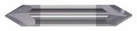 APPROVED VENDOR Chamfer Mill: Carbide, AlTiN Coated, Double End, 2 Flute, 60°, 1/2" Mill Dia, 3" OAL (MPN 209-262500B)