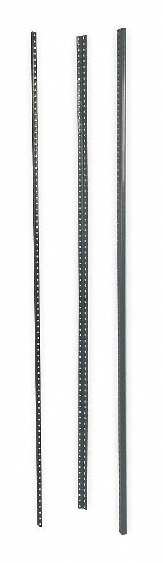 EDSAL Post Kit: 85 in Overall Ht, Steel, 85UC-AC - Steel Posts & Post Kits for Standard Metal Shelving