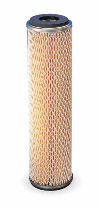PARKER Water Filter Cartridge: 20 micron, Pleated, 7 gpm, ETP Steel/Polypropylene, 10 in Overall Ht (MPN FP310-20). Key specifications — Brand: PARKER; Filter Media: ETP Steel.