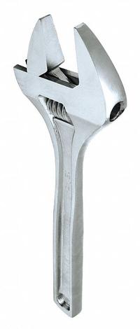 PROTO Adjustable Wrench: Alloy Steel, Chrome, 15 in Overall Lg, 1 7/8 in Jaw Capacity, Plain Grip (MPN J715A). Key specifications — attr309359: Chrome; attr324924: PROTO; attr309358: Alloy Steel.