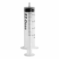EZ DOSE Chromatography Syringe: 20 mL Capacity - mL, Luer Slip, Polypropylene, Polypropylene, Plastc (MPN MEZ20LS). Key specifications — Attachment Type: Luer Slip; Plunger Material: Plastc; Sterile/Non-Sterile: Sterile; Tip Material: Polypropylene; Barrel Material: Polypropylene; Brand: EZ DOSE; Compatible Needles: Hypodermic; Includes Needles: No.