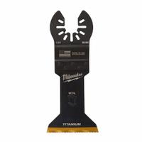 MILWAUKEE Oscillating Tool Blade: 1 3/4 in Blade Wd, 4 1/4 in Overall Lg, Straight Cutting, 3 PK (MPN 49-25-1263). Key specifications — attr1097473: Nail-Embedded Wood; attr1097476: MILWAUKEE; attr1097456: Straight Cutting.