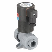 HAYWARD Solenoid Valve: 2-Way, Normally Closed, 1/2 in Pipe Size, 120V AC, Inline Single, CPVC Body (MPN SV20050STE). Key specifications — Pipe Size: 1/2 in; Voltage: 120V AC; Brand: HAYWARD; Coil Enclosure: Watertight.