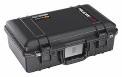 PELICAN Protective Case: 10 1/4 in x 17 3/4 in x 6 1/8 in Inside, No Foam, Black, Stationary (MPN 1485AIRNF). Key specifications — Closure Type: Double Throw; Brand: PELICAN; Carry-On Size: Yes.