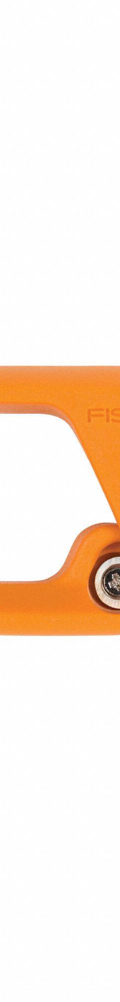 FISKARS Thread Clip Snip: Ambidextrous, 5 in Overall Lg, Straight, Stainless Steel, Pointed, Orange (MPN 1069709). Key specifications — attr308500: Stainless Steel; attr308502: Orange; attr308505: Ambidextrous; attr308522: Rubber; attr324896: FISKARS.