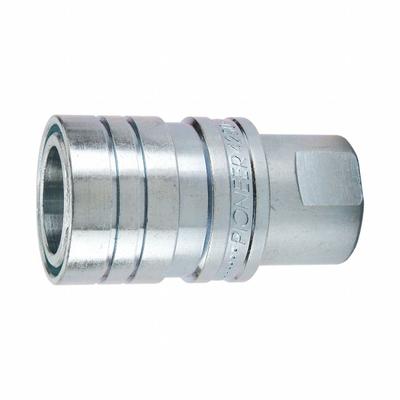 Parker Coupler: 1/2 in Coupling Size, Steel, 45.425 lpm Max. Flow Rate, Ball - 4000 Series Hydraulic Quick-Connect Coupling Bodies