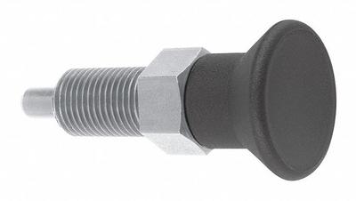 KIPP Indexing Plunger: Nonlocking, 18-8 SS Body w/ 400 SS Plunger - Extended-Pin Pull-Knob Indexing Plungers