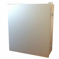 HAMMOND Electrical Enclosure: Stainless Steel, 16 in x 14 in x 6 in, NEMA 12/13/3R/4/4X, w/Panel (MPN 1414N4PHS16O6). Key specifications — Brand: HAMMOND; Closure Method: Clamps; Enclosure Material: Stainless Steel; Includes Inner Panel: with Inner Panel Included.