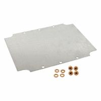 HAMMOND Inner Panel: Back Panel Panel, 9.21 in Overall Ht, 7.24 in Overall Wd, Steel, Galvanized (MPN 1590ZGRP233PL). Key specifications — Panel Style: Back Panel; Brand: HAMMOND; Finish: Galvanized; Manufacturer Part Number: 1590ZGRP233PL; Material: Steel.