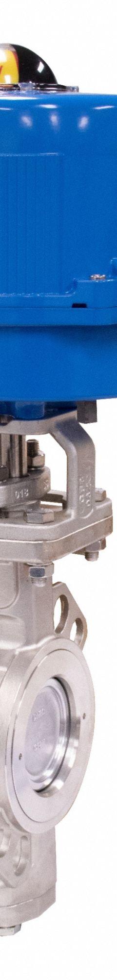 BONOMI Electrically Actuated Butterfly Valve: Stainless Steel, 100 to 240V AC, 10 in Pipe Size, FKM (MPN ME9100-003-10). Key specifications — Brand: BONOMI; Input Control Signal: Manual; Disc Material: Stainless Steel.