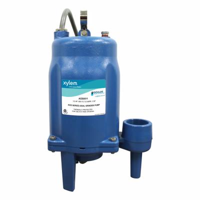 GOULDS Axial Gringer pumps: Single Phase, 1/2 hp, 115V AC, 2 in, Cast Iron, Corded Electric - General Purpose Sewage Grinder Pumps