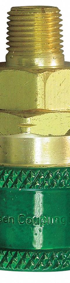 HANSEN Quick Coupler Body: UNF, 9/16" (MPN GR604R). Key specifications — attr1249942: GR604R; attr1249951: Male; attr1249952: 9/16 in; attr1249954: UNF; attr1249956: Sleeve; attr1249944: HANSEN; attr1249945: Green.