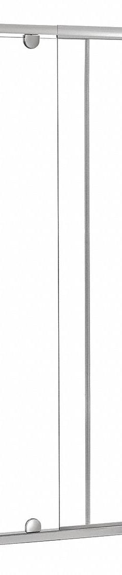 FOREMOST Shower Door and Panel: 36 in Min. Door Wd, 42 in Max. Door Wd, 69 in Overall Ht, Frameless (MPN CVDP4269-CL-SV). Key specifications — Brand: FOREMOST.