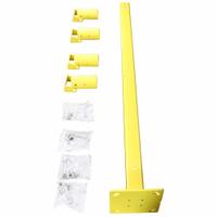 EDGESAFE SAFETY RAILING Safety Handrail: Toe Board Included, Floor Mounted Rail Mounting, Yellow (MPN ESR-ADDON-PCY). Key specifications — attr1047645: Handrail Section; attr1047618: EDGESAFE SAFETY RAILING; attr1047619: Yellow; attr1047632: Steel; attr1047646: Floor Mounted.