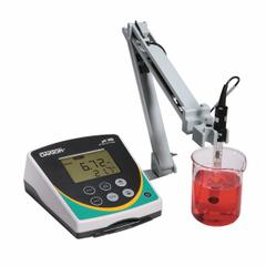 OAKTON pH Meter: Millivolt/pH/Temp, ATC Probe/Double-Junction Refillable Glass pH Electrode (MPN WD-35419-10). Key specifications — pH Accuracy: ±0.01 pH; Temp Compensation: Automatic; Measurement Components Included: ATC Probe; Reagents and Solutions Included: Reagents Sold Separately; Test Parameters: Millivolt; Other Accessories Included: Probe Stand; Manufacturer Part Number: WD-35419-10.