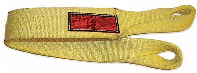STREN-FLEX Web Sling: Type 4, Nylon, 4 Plies, 7 ft Sling Lg - Standard Nylon Twisted-Eye Web Slings