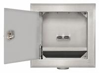 GUY GRAY Outlet Box: 1/2 in FPT, Single Lever, Center, 8.63 in Box Wd, 11.25 in Box Ht (MPN 82648). Key specifications — Valve Connection: Single Lever; Inlet Connection: 1/2 in FPT; Drain Location: Center; Brand: GUY GRAY.