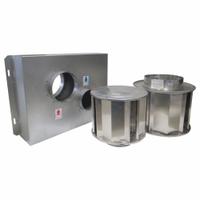 RE-VERBER-AIR Concentric Vent Kit: Compatible with FA and UH Series Unit Heaters, 6 in Vent Dia (MPN CVK-6). Key specifications — Product Type: Venting For Gas Heaters; Compatible with Product Type: FA and UH Series Unit Heaters; Mounting Type: Surface; Opening Dimensions - H x W x D: 6 in x 6 in x 6 in; Vent Type: Concentric Venting Kit; Brand: RE-VERBER-AIR; Material: Steel.