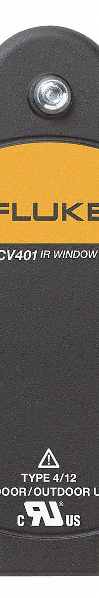 FLUKE Infrared Window: Viewing Panes, 450°F Optic Max Temp, -40°F Min Op Temp °F, Stainless Steel (MPN FLUKE-CV401). Key specifications — Brand: FLUKE.
