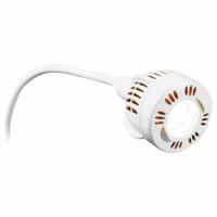 BURTON LED Task Light: LED, 40,000 lux @ 18 in/75,000 lux @ 12 in, Floor Stand, 4100K, 95 CRI (MPN LE50FL). Key specifications — Operating Voltage: 100/230V AC; Illumination: 40,000 lux @ 18 in; Power Source: AC Adapter; Manufacturer Part Number: LE50FL; Brand: BURTON; Color Temperature: 4100K.
