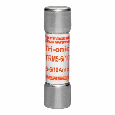 MERSEN Fuse: TRM Series, Midget, Time-Delay, 5.6 A, 250 V AC, 13/32 in x 1 1/2 in - Time-Delay Cylindrical Fuses