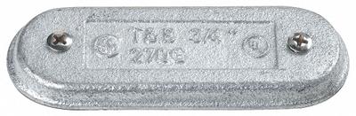 THOMAS & BETTS Covers for Conduit Access Fitting: Iron, Aluminum Acrylic Coated/Zinc Plated - Covers for Conduit Access Fittings