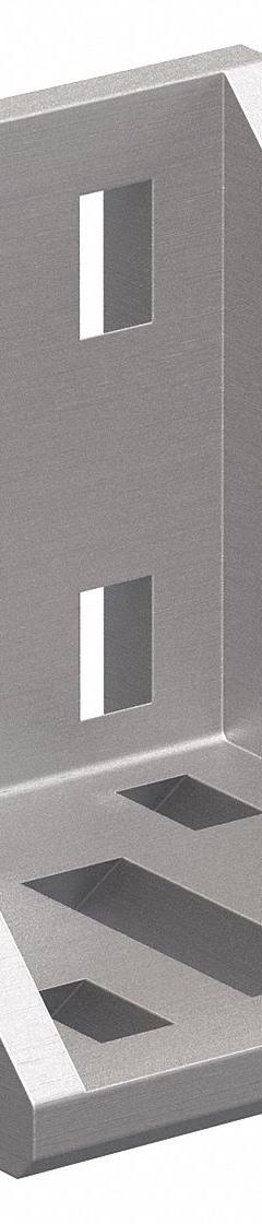 Inside Corner Bracket: Inside-Corner Bracket with Dual Support, 30 Series, 57 mm x 58 mm x 57 mm (MPN 14095). Key specifications — Material: Aluminum; Brand: 80/20; Finish: Unfinished.