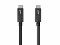 MONOPRICE USB Cable: Type C End 1, Type C End 2, Black, 1.6 ft Lg, 3.1 USB Specification, USB Cable (MPN 27923). Key specifications — End 1 Connection Type: Type C; Color: Black; Brand: MONOPRICE; Product Type: USB Cable; End 2 Connection Type: Type C.
