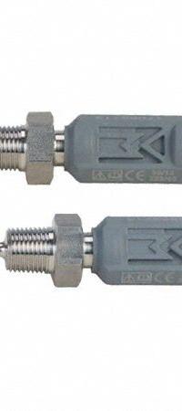 OMEGA Temperature Probe Extension Leads: 1/2 in NPT, -50°C to 120°C, 24 mm Probe, RTD (MPN M12TXC-PT100-3MM-24MM-1/8NPT). Key specifications — Power Required: 4 to 20mA; Brand: OMEGA; Sensing Element Type: RTD; Series: M12TXC; Temperature Accuracy: ±0.2°C or ±0.2%; Temperature Range: -50 °C to 120 °C.