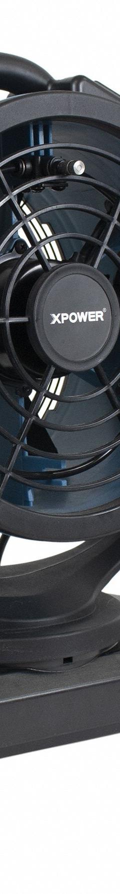 XPOWER Misting Fan: 3 Speeds, Oscillating, 115V AC (MPN FM-68W). Key specifications — Voltage: 115V AC; Product Type: Misting Fan; Brand: XPOWER; Number of Speeds: 3; Oscillation: Oscillating; Phase: Single.