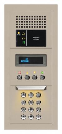 AIPHONE Door Station: GTA Series, 24V DC, GTA-DESB. Key specifications — Mounting Style: Surface Mount; Compatible with Series: GTA Series; For Location: Indoor; Includes: GT-10K Keypad Module.