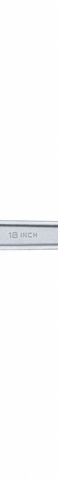 PROTO Adjustable Wrench: Alloy Steel, Chrome, 18 7/32 in Overall Lg, 2 15/32 in Jaw Capacity (MPN J718B). Key specifications — attr309359: Chrome; attr324924: PROTO; attr309358: Alloy Steel.