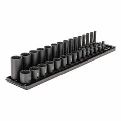 TEKTON Impact Socket Set: 3/8 in Drive Size, Small Set (0-50 pieces) Set Size, 30 Pieces, SAE (MPN SID91214). Key specifications — attr1204251: TEKTON; attr1215453: 3/8 in; attr1215454: 1/4 in to 1 in; attr1224229: Friction.