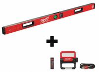 MILWAUKEE Digital Level: Includes Batteries, ±0.10°, 48 in Overall Lg, 4V Battery Size, ±0.03°, LED (MPN MLDIG48, 2114-21). Key specifications — attr934737: MILWAUKEE; attr939806: ±0.10°; attr939808: 4V; attr981185: Yes.