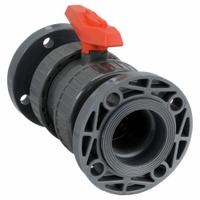GF PIPING SYSTEMS Manual Two-Way Ball Valve: 3 in, PVC, Straight, Class 150 Flange, Two-Piece, Tee (MPN 161375084). Key specifications — Brand: GF PIPING SYSTEMS; Handle: Tee.
