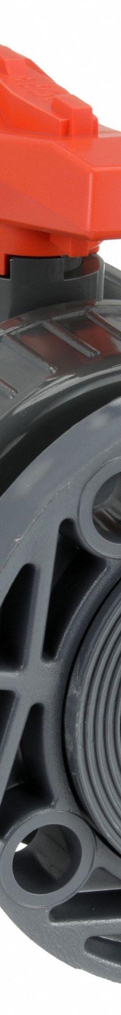 GF PIPING SYSTEMS Manual Two-Way Ball Valve: 3 in, PVC, Straight, Class 150 Flange, Two-Piece, Tee (MPN 161375084). Key specifications — Brand: GF PIPING SYSTEMS; Handle: Tee.