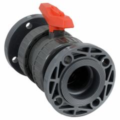 GF PIPING SYSTEMS Manual Two-Way Ball Valve: 3 in, PVC, Straight, Class 150 Flange, Two-Piece, Tee (MPN 161375084). Key specifications — Brand: GF PIPING SYSTEMS; Handle: Tee.