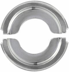 HUSKIE TOOLS Upper and Lower Crimping Die: 3/8 in Aluminum/Copper, 2 Sizes, 13D361/13D372, Wire Rope (MPN 38AC). Key specifications — attr511073: Copper and Aluminum Duplex Oval Sleeves; attr511072: Wire Rope; attr473934: HUSKIE TOOLS; attr511069: Blue; attr542116: 3/8 in Aluminum/Copper; attr511066: 13D361.