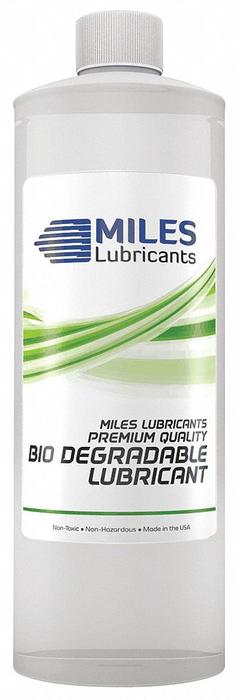 MILES LUBRICANTS Compressor Oil: 16 fl oz, Bottle, 30 SAE Grade, 100 ISO Viscosity Grade (MPN MSF1690007). Key specifications — attr59744: 97; attr59746: 100; attr59736: No; attr59735: Bottle; attr59738: Miles Estech Gas Comp; attr59749: 30.