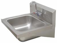 ADVANCE TABCO Hand Sink: 1 Stations, 8 in Bowl Dp, 20 in Bowl Lg, 16 in Bowl Wd, Faucet Included (MPN 7-PS-45). Key specifications — Includes Side Splash: Side Splash Not Included; Brand: ADVANCE TABCO.
